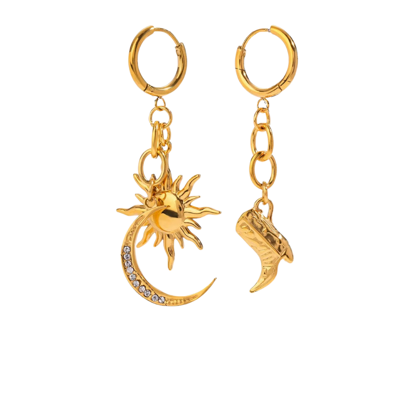 Moon + Star + Cowboy Boots Bikini Charm