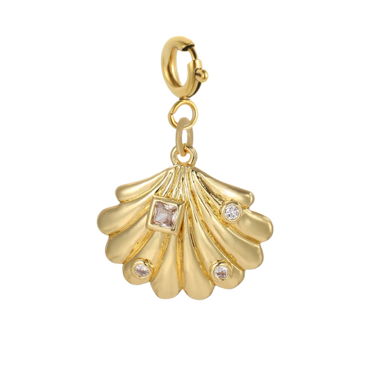 Diamond Seashell Bikini Charm