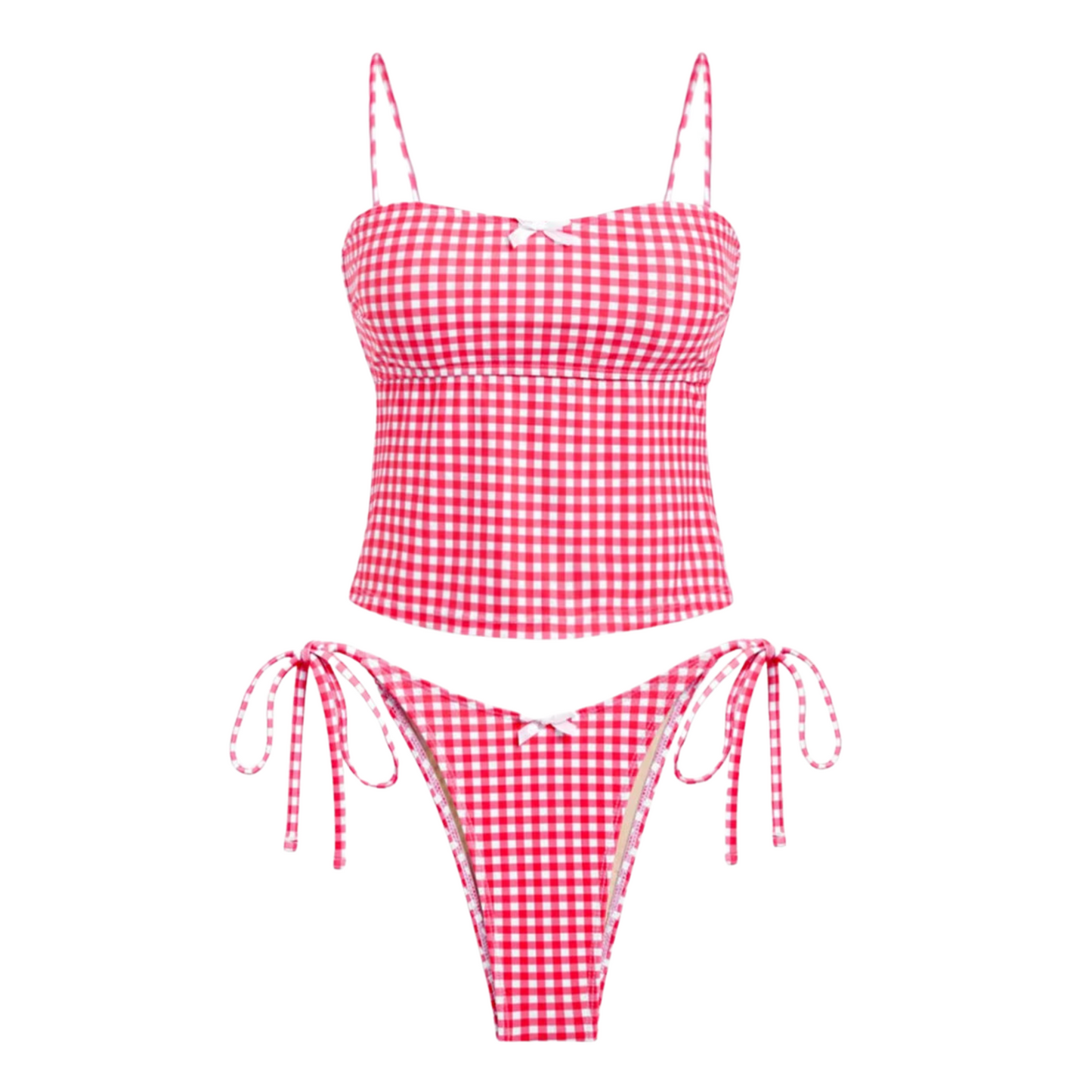 Mia Tankini Set in Red