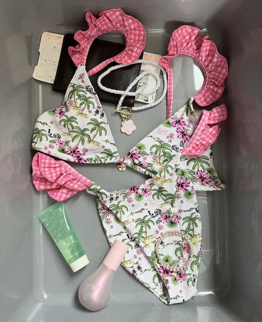 Fiji Fever Triangle Ruffle Set
