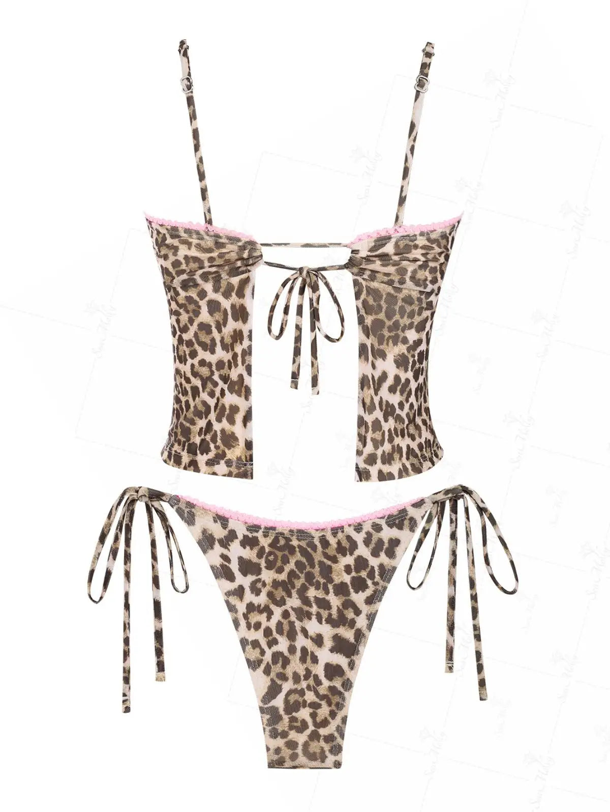 Talia Tankini Set in Leopard